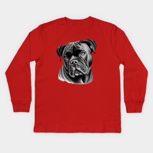 Cane Corso Dog Kids Long Sleeve T-Shirt